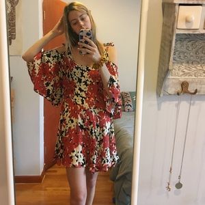 Free People Cold Shouldered Dress